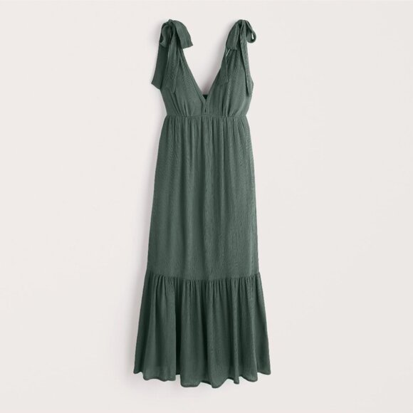 Abercrombie & Fitch Dresses & Skirts - Abercrombie & Fitch Tie-Strap Babydoll Midaxi Dress (BNWT)